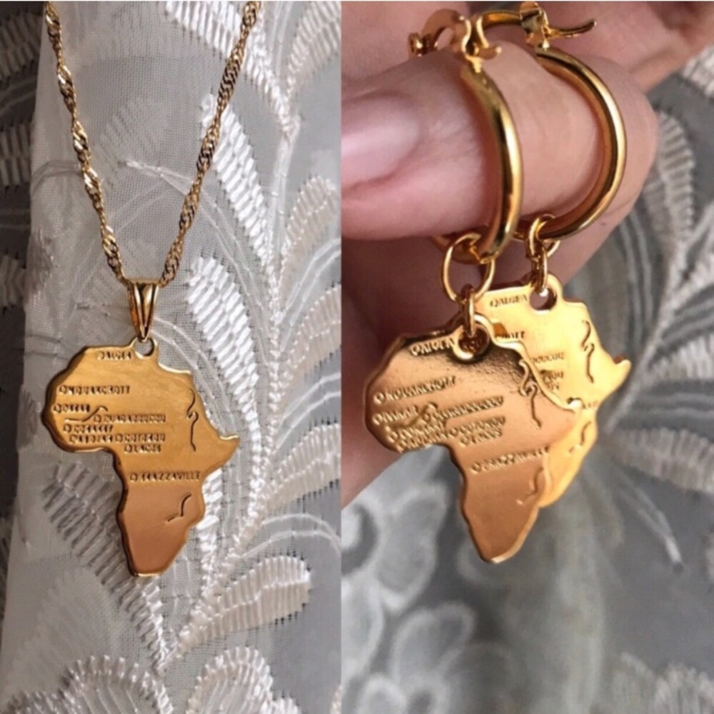 ☀️NEW☀️🦒AFRICA Longer Necklace Set